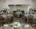 Lovely flowers, table pieces, and cutlery 