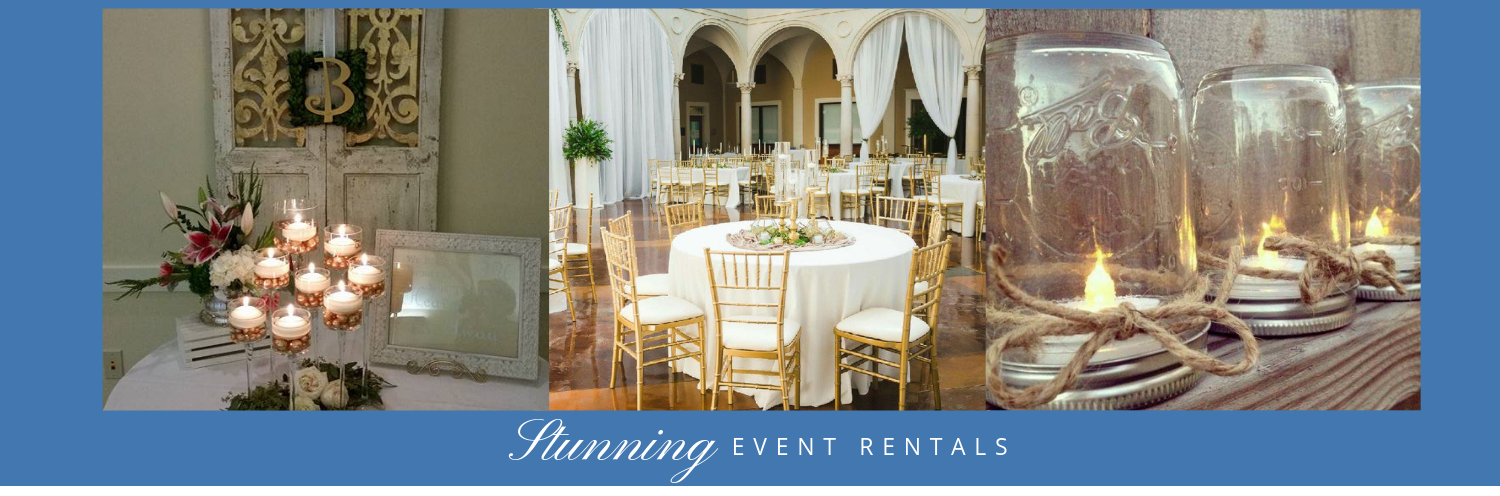 event rentals collage